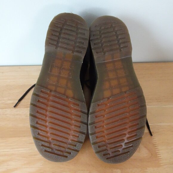 Dr. Martens Pascal Combat Boots Size 8 Black Soft Leather Lace Up - Picture 3 of 7